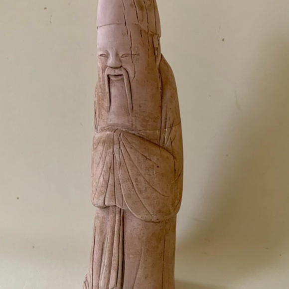 Other - Vintage Austin Production 1975 carved Asian sculpture Sholary man